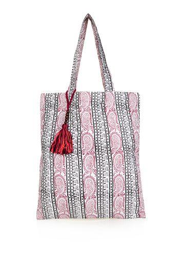 Topshop * Key To Freedom Quilted Tote