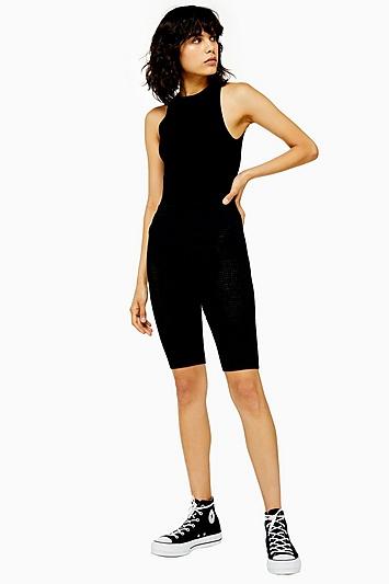 Topshop *knitted Capri Shorts By Boutique