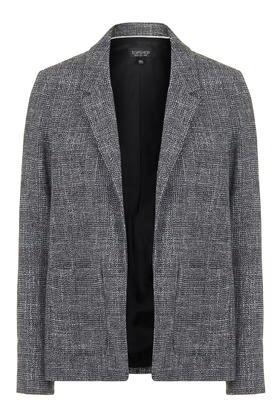 Topshop Tonic Check Boyfriend Jacket