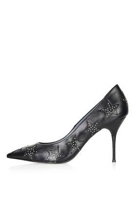Topshop Limited Edition Palace Leather Star Stud Shoes
