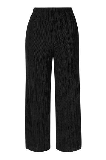 Topshop Velvet Pleated Trouser