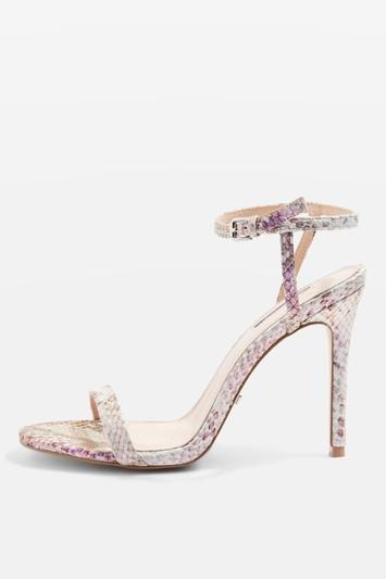 Topshop Ruben Snake Effect Sandals