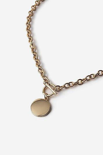 Topshop * Chunky T-bar Pendant