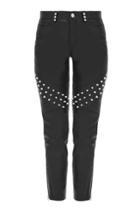 Topshop Leather Studded Trousers