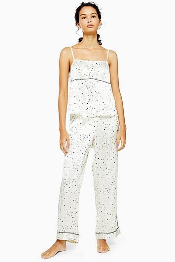 Topshop Ivory Dalmatian Pyjama Trousers