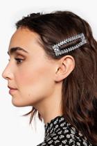 Topshop *square Crystal Slide