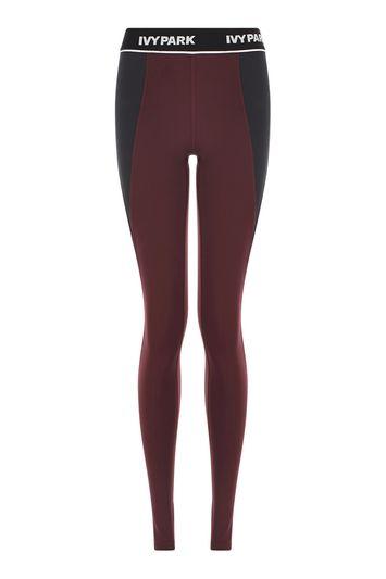 Topshop Ribbed High Rise Ankle Legging By Ivy Park