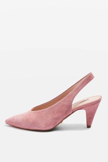 Topshop Jetset V-cut Slingback Shoes