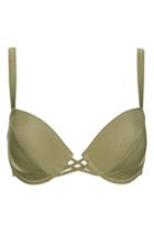 Topshop *fuller Bust Plunge Bikini Top By Wolf & Whistle