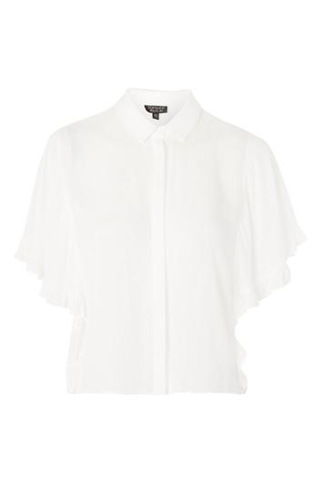 Topshop Frill Detail Shirt