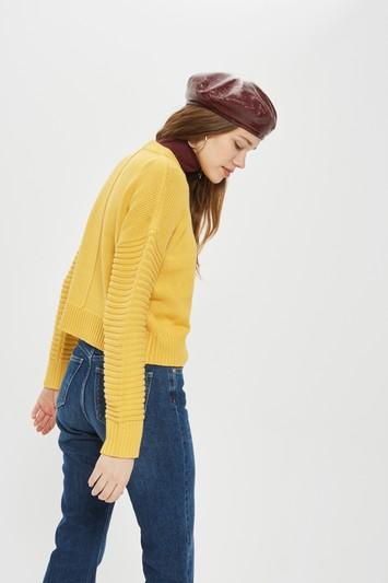 Topshop Tall Stitch Detail Sweater