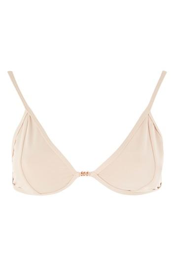 Topshop *soft Triangle Bikini Top By Somedays Lovin'