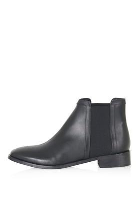 Topshop Keeper Leather Chelsea Boot