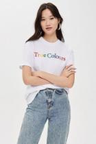 Topshop 'true Colours' Boyfriend T-shirt By And Finally