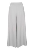 Topshop Petite Crepe Wide Leg Trouser