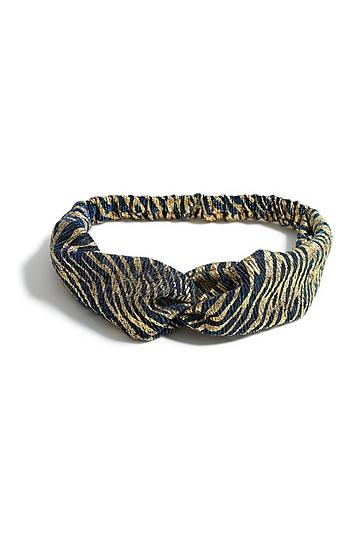 Topshop *metallic Zebra Print Bandeau