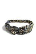 Topshop *metallic Zebra Print Bandeau