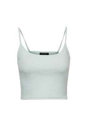 Topshop Scoop Rib Crop Cami