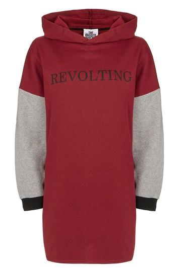 Topshop *rebel Hoodie By Ragged Priest