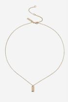 Topshop *march Birthstone Ditsy Necklace