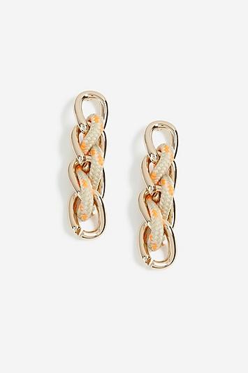 Topshop Absail Thread Drop Earrings