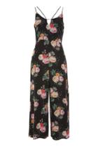 Topshop Floral And Star Print Jumpsuit