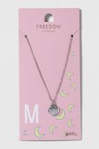 Topshop M Initial Ditsy Necklace