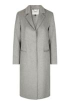 Topshop Wool Butted Seam Coat
