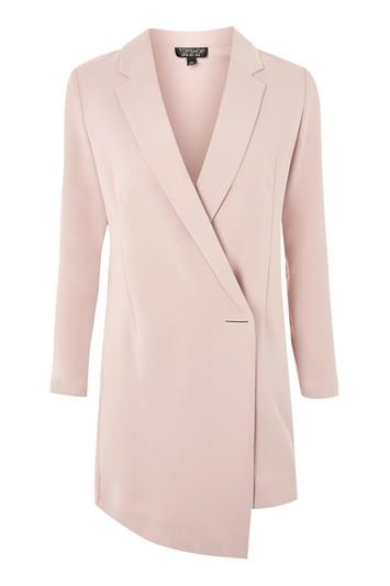 Topshop Asymmetrical Split Blazer