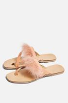 Topshop Holly Fluff Sandals