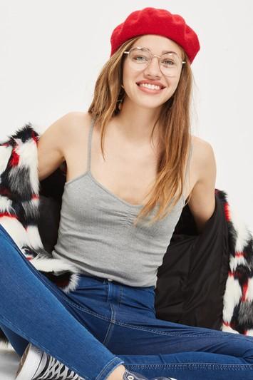 Topshop Iris Ruche Front Vest