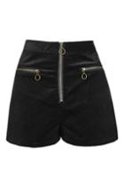 Topshop *high Waisted Corduroy Shorts By Glamorous