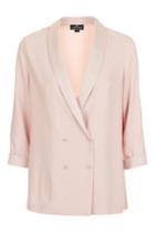 Topshop Petite Double Breasted Slouch Blazer