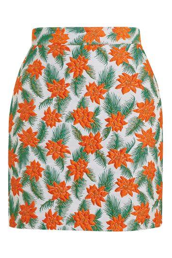Topshop Tangerine Dream Skirt