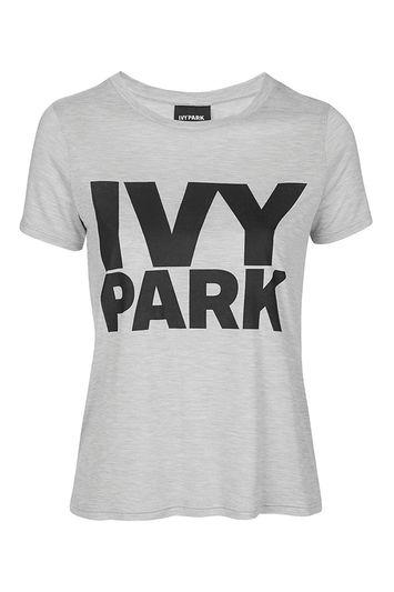 Topshop Logo Crew Neck T-shirt By Ivy Park