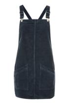 Topshop Petite Corduroy Pocket Pinafore Dress