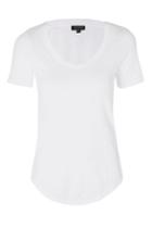 Topshop Slub V-neck T-shirt