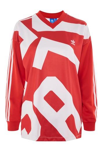 Topshop Long Sleeve Printed T-shirt By Adidas Originals