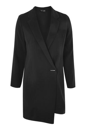 Topshop Petite Asymmetric Blazer Dress