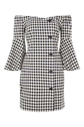Topshop Gingham Blazer Dress