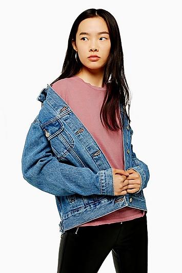 Topshop Raw Hem T-shirt