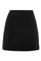 Topshop Petite Double Seam A-line Skirt