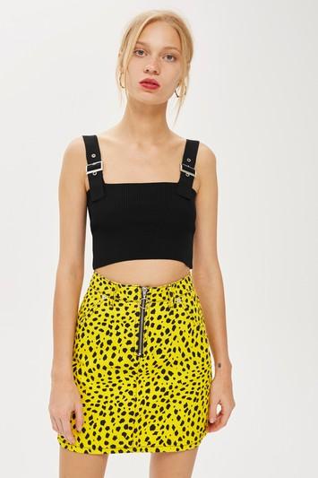 Topshop Buckle Strap Top