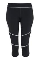 Topshop Colour Block Biker Capri Leggings By Ivy Park