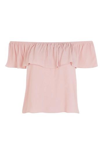 Topshop *indie Summer Dusty Rose Crop Top By Wyldr