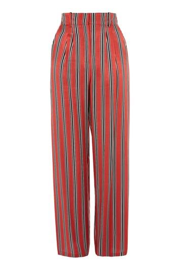 Topshop Striped Slouch Pants