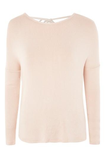 Topshop Tie Back Jumper