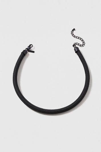 Topshop Weave Torque Necklace