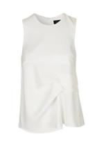 Topshop Sleeveless Hitched Shell Top