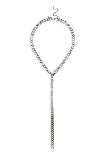 Topshop *silver Chunky Chain Necklace